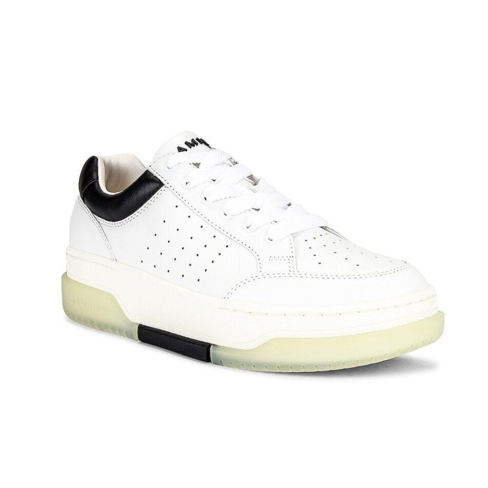 NWT Men's Amiri Stadium Low in White & Black size 43 / US 9